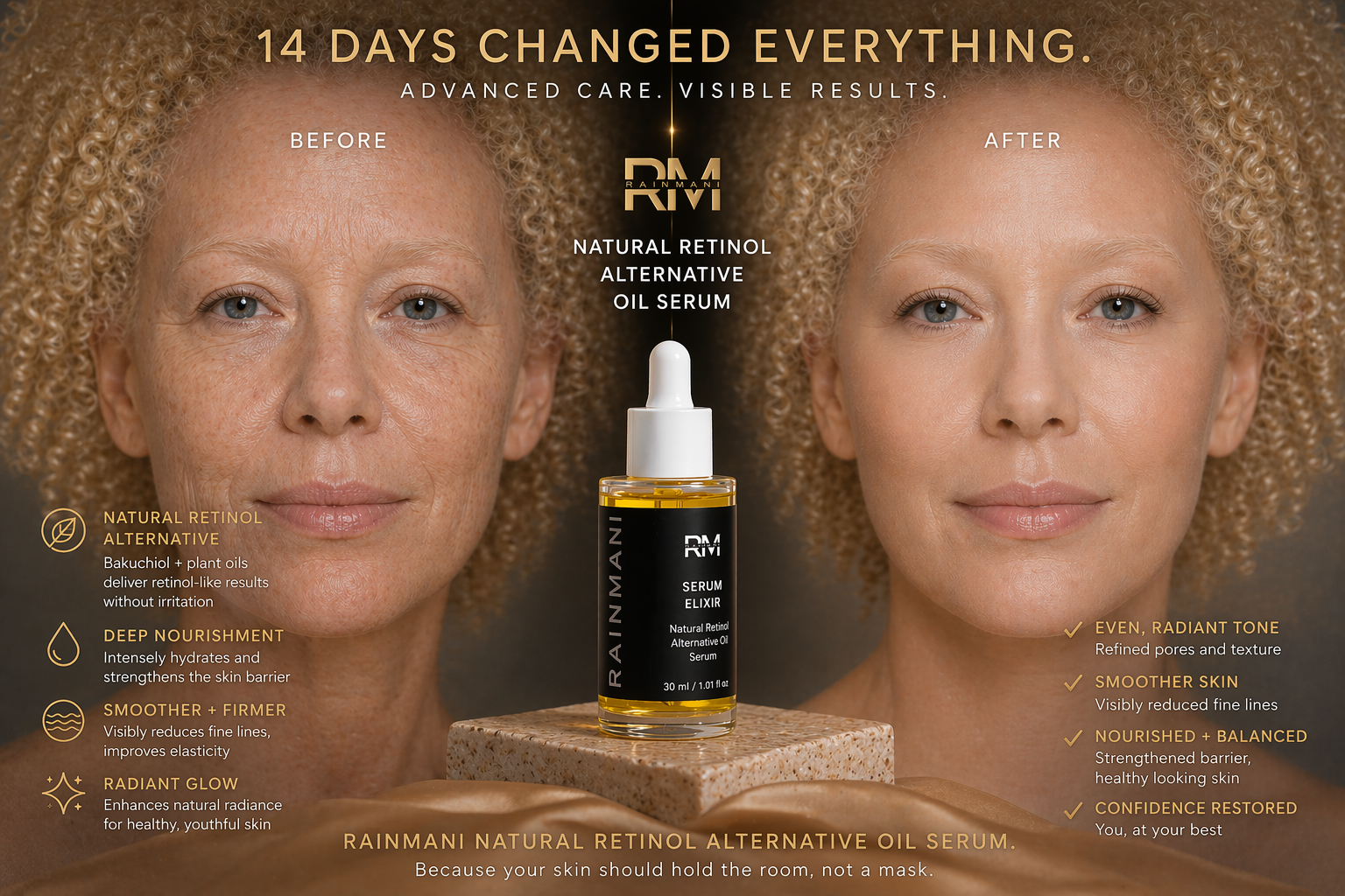 SERUM ELIXIR: Natural Retinol Alternative Oil Serum