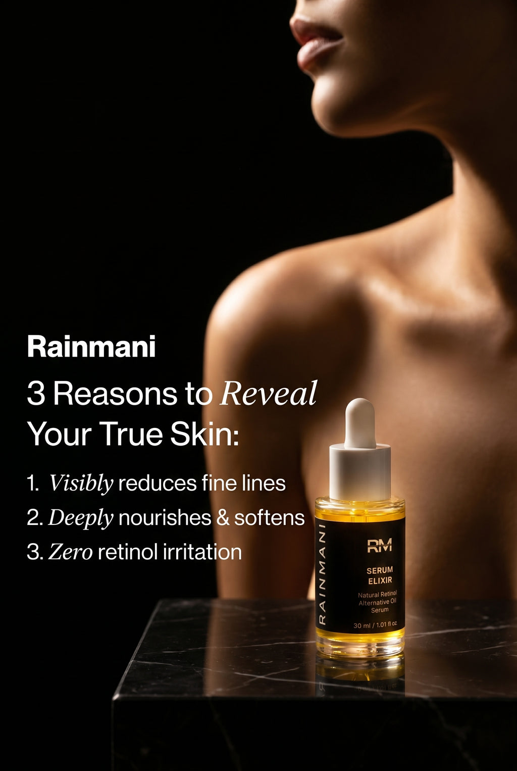 SERUM ELIXIR: Natural Retinol Alternative Oil Serum